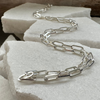 Sterling Silver Large Link Made to Measure Paperclip Layering Chain