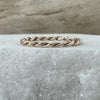 Hand Twisted Rope Ring - 9ct Yellow Gold & 9ct Rose Gold