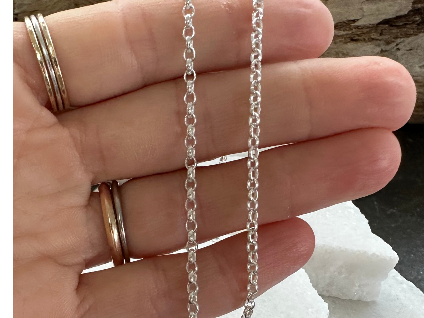 Sterling Silver Made to Measure Large Link Belcher Chain