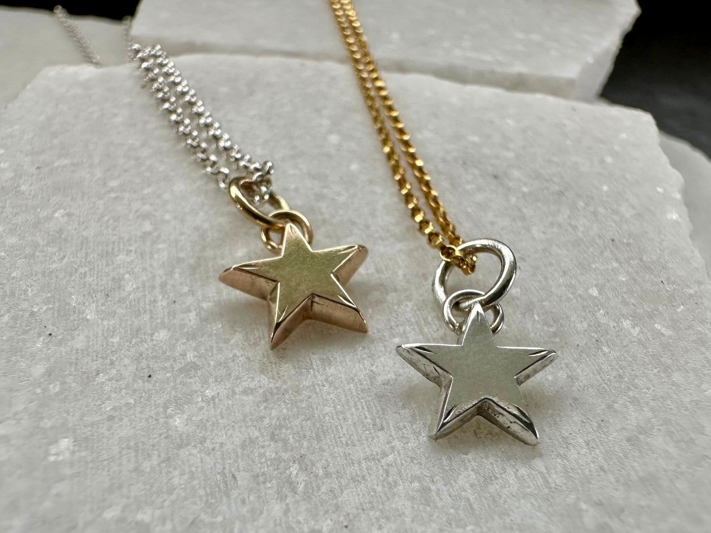 Solid 9ct Gold Star Charm