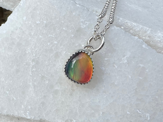 Aurora Opal one of a kind pendant