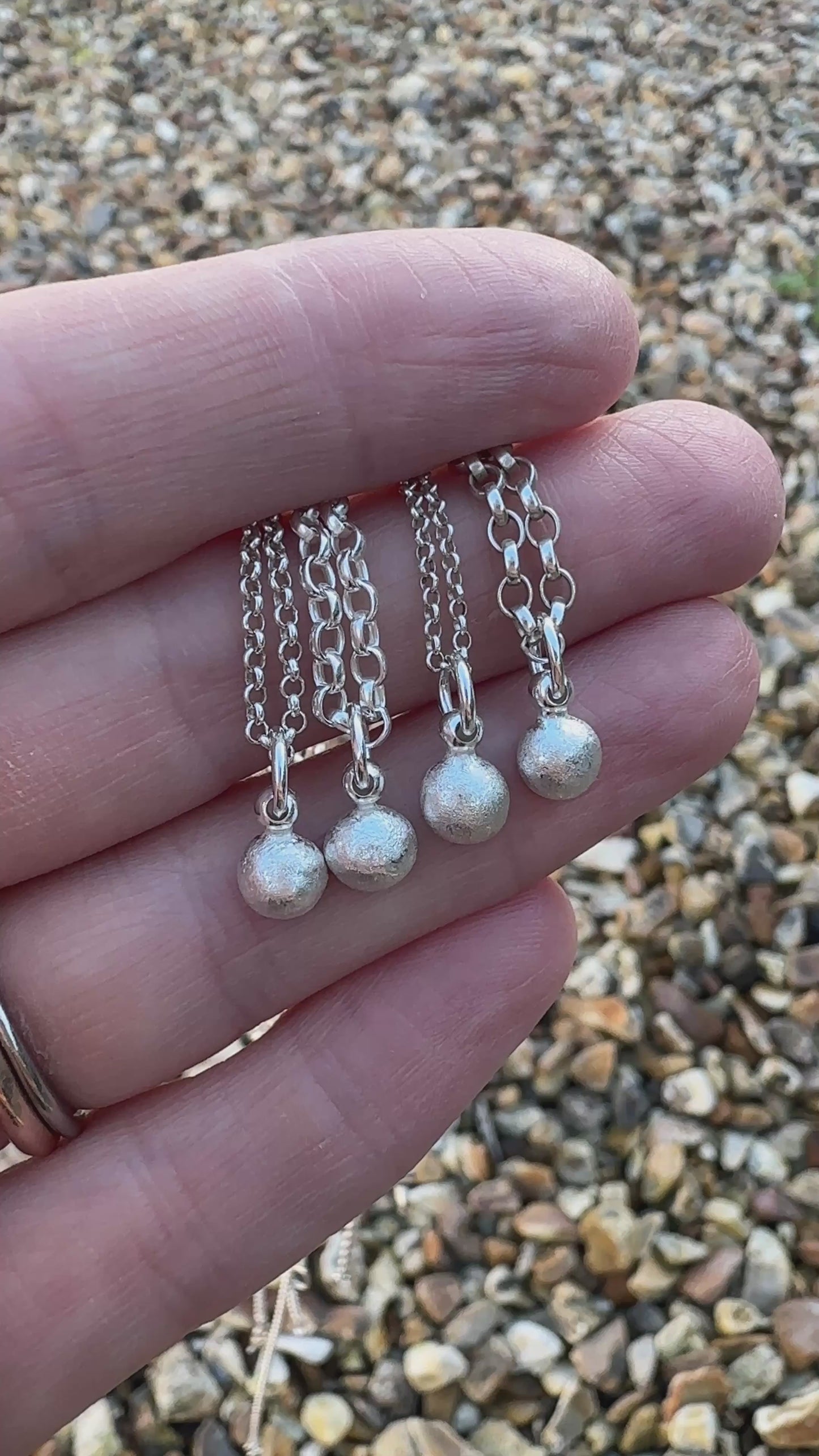 Snowball Tiny Charm - Ready to Ship