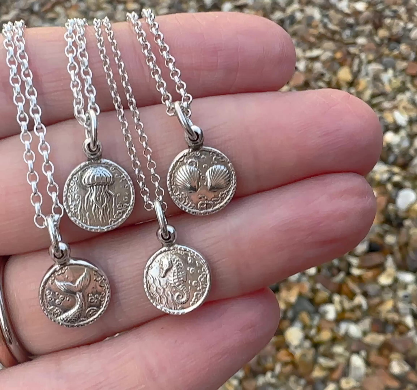 Mermaid Coin Charm - Ready to Ship