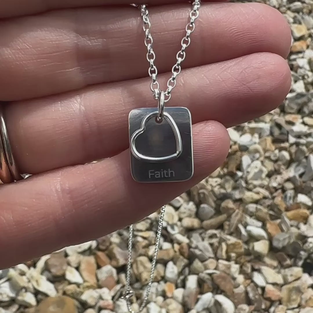 Star Quote Tag and Star Pendant | Personalised Name Engraving