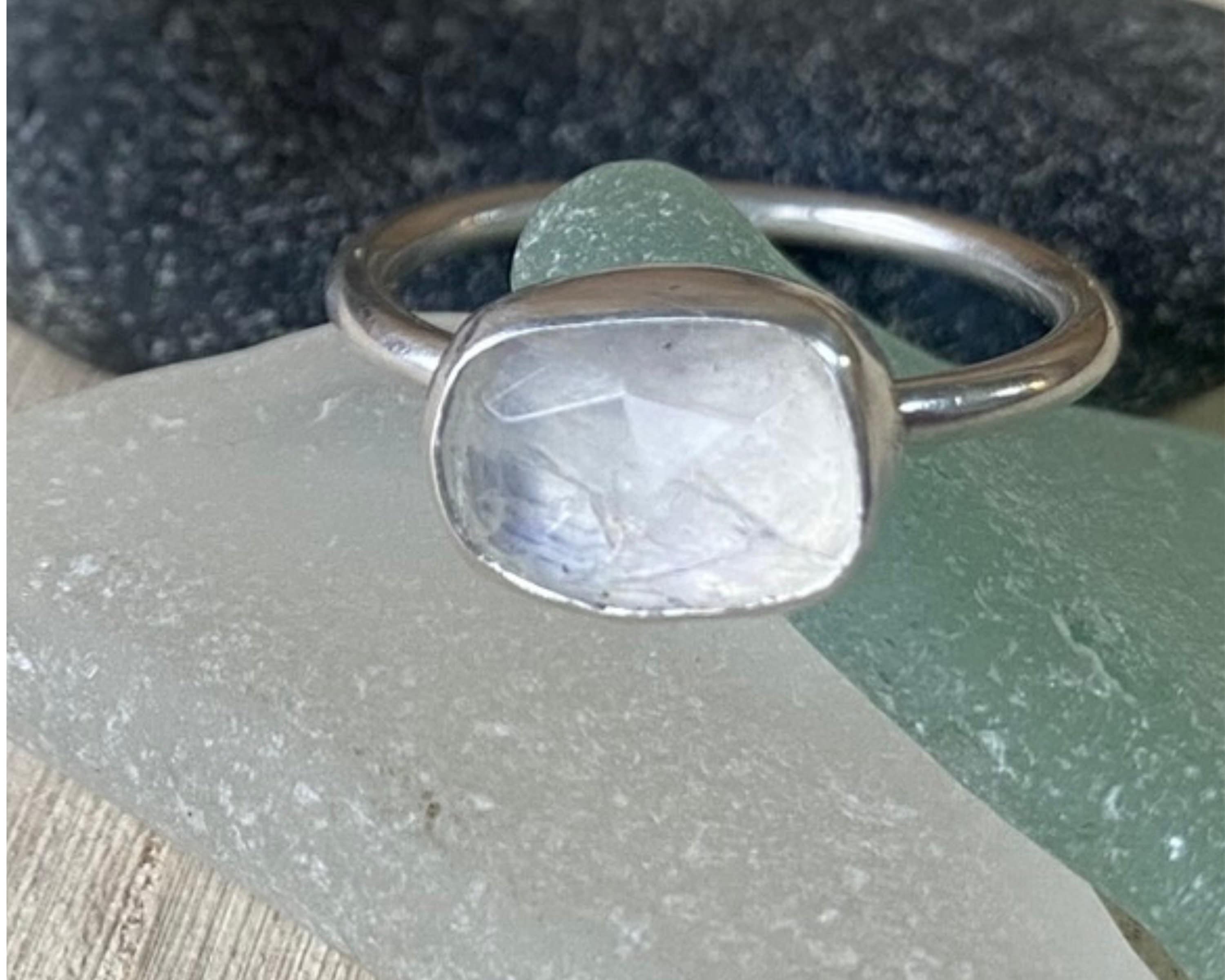 Sterling silver 2025 crystal ring