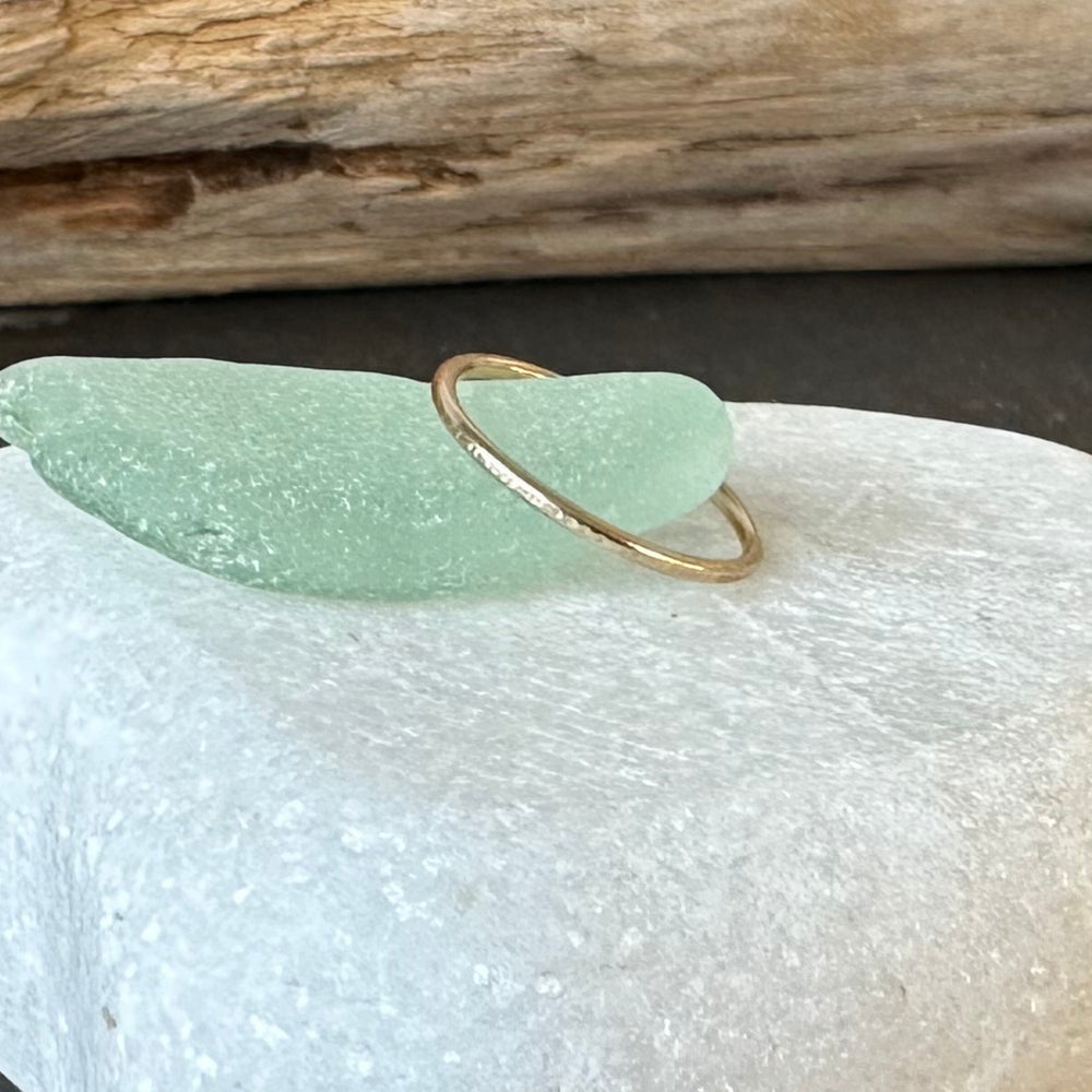 
                  
                    Solid 9ct Gold Ring, 1.2mm, 1.5mm, 1.8mm, Ripple Hammered Minimalist Ring, Hallmarked Handmade Gold Stacking Ring, Custom Wedding Ring
                  
                