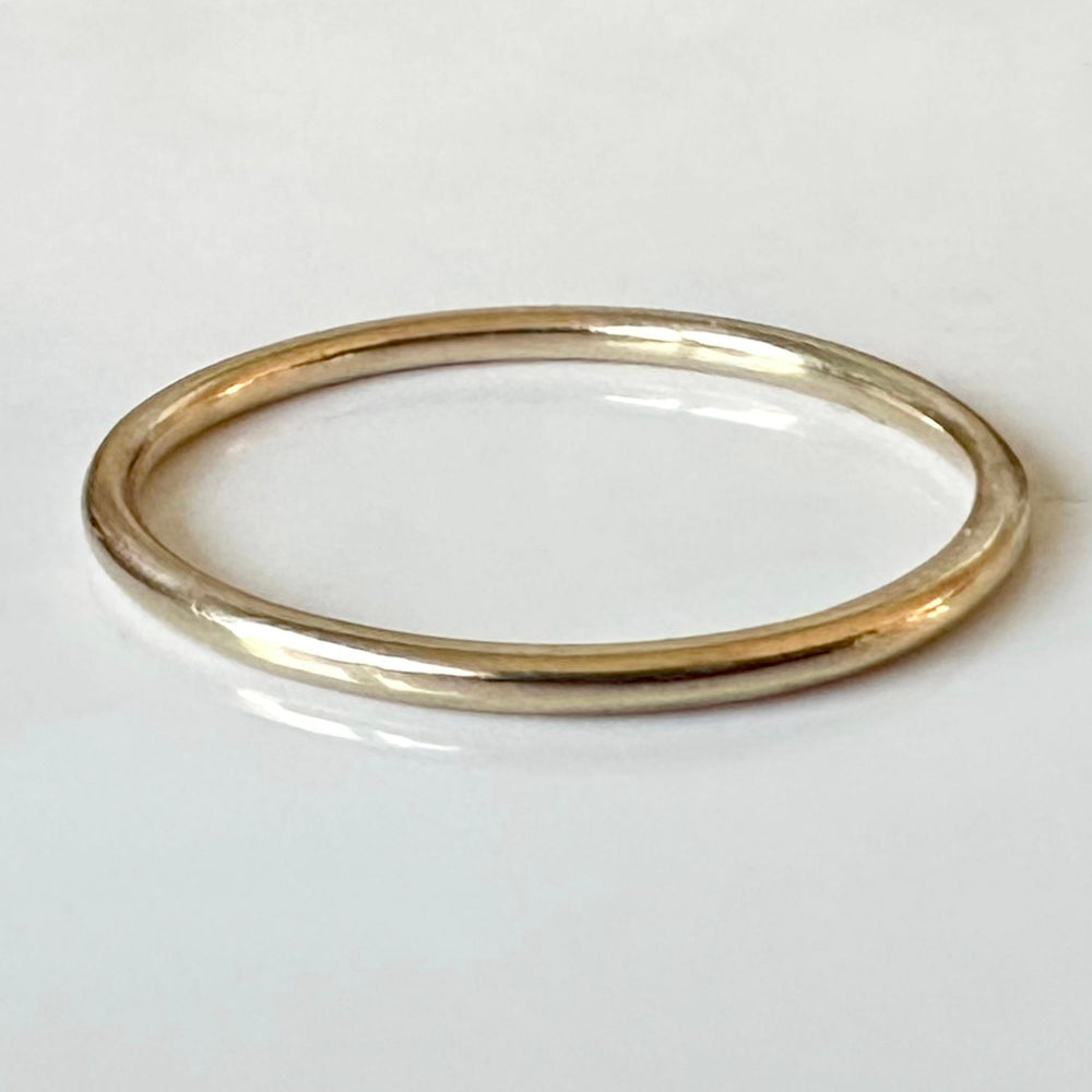 
                  
                    9ct Gold Stacking Ring Set, 925 Sterling Silver Nugget Stacking Rings, 9ct Gold and Sterling Silver 1.2mm Skinny Minimalist Ring Set
                  
                