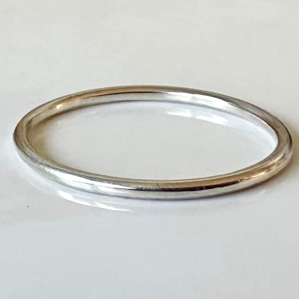 
                  
                    Solid 9ct Gold and 925 Sterling Silver Stacking Rings set, Hallmarked 1.2mm, 1.5m, 1.8mm Gold and Silver Ring Set of Four
                  
                