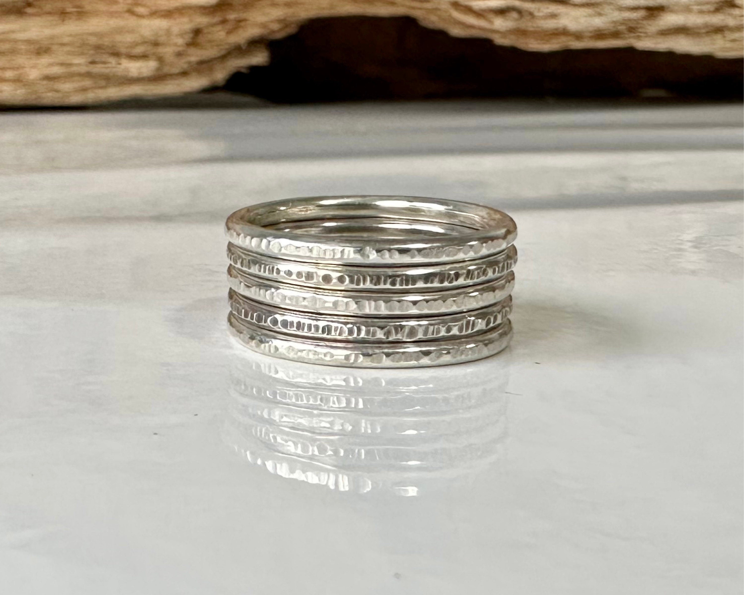 Triple Band Sterling Silver Ring - outlet Handmade Ring - Silver Ring - Deals