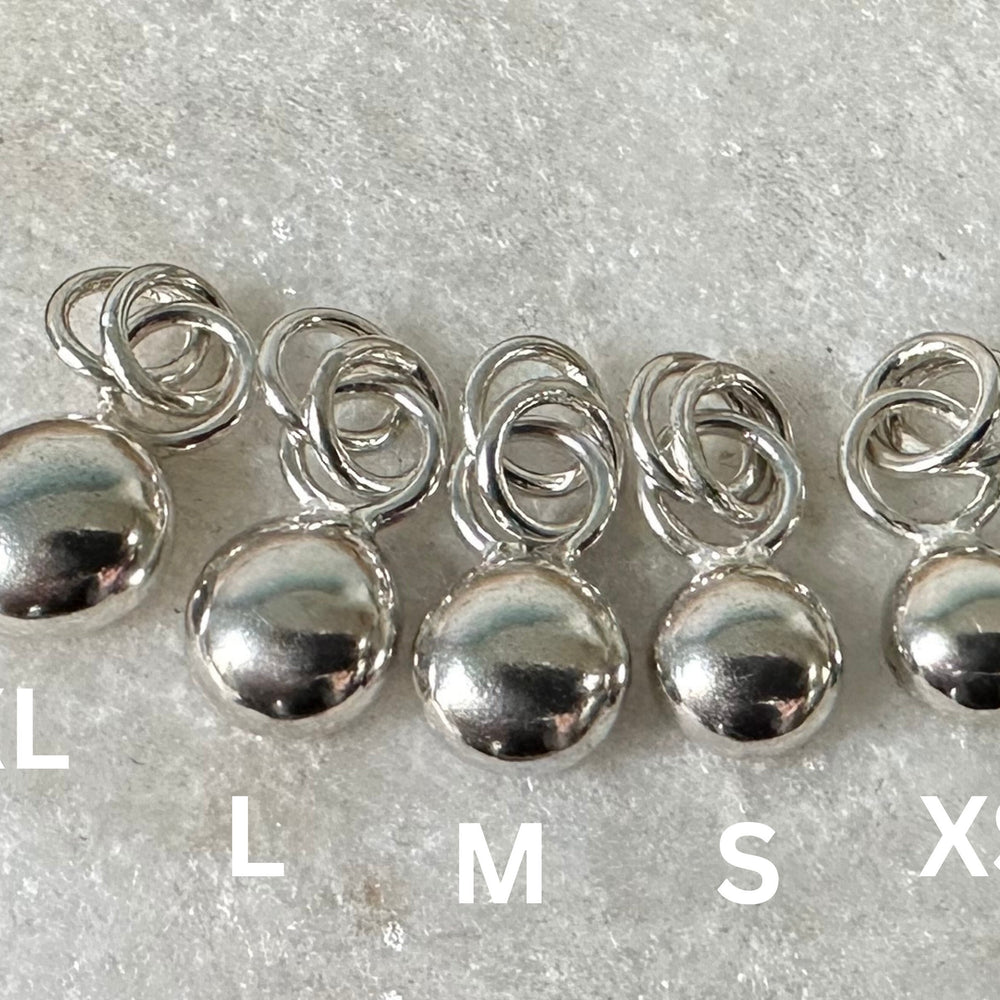 
                  
                    Sterling Silver Nugget Pendant, Freeform Sterling Silver Necklace, Handmade Sterling Silver Ball Pendant, 925 Blob, Bridesmaid Gift
                  
                